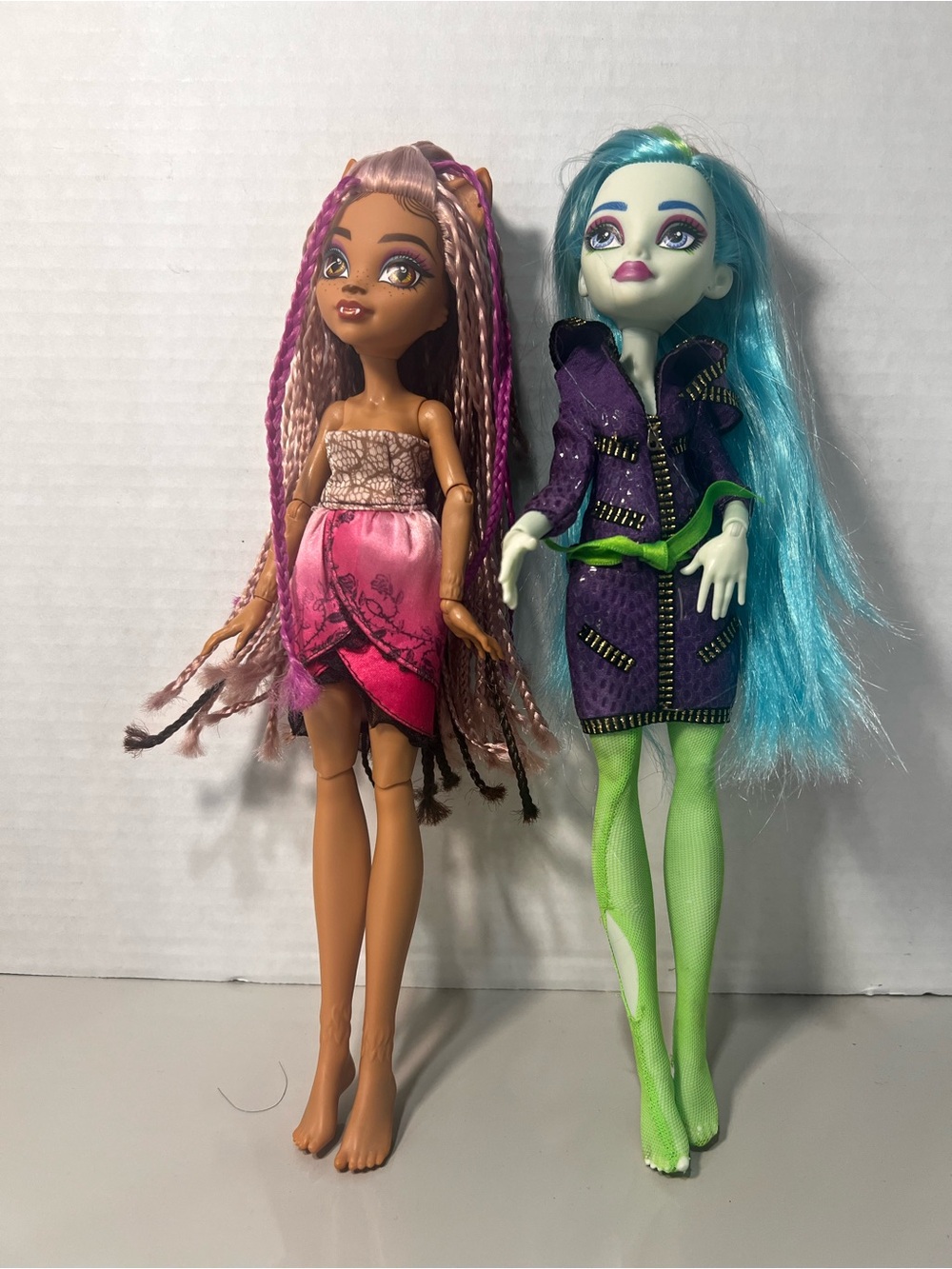 Monster High Doll Lot Clawdeen Wolf Frankie Stein Mattel Articulated Dolls
